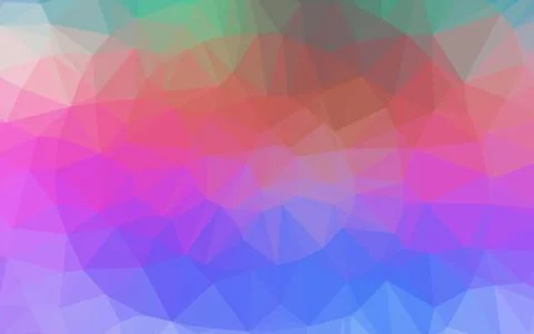 Light Multicolor, Rainbow vector shining triangular template. Illustrazione stock