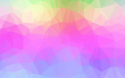 Light Multicolor, Rainbow vector shining triangular pattern. Stockillustratie