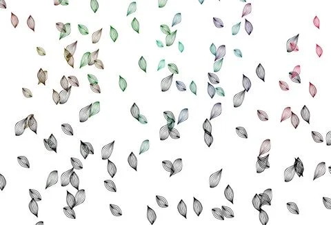 Light Multicolor, Rainbow vector sketch pattern. 스톡 일러스트