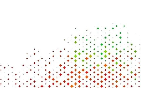 Light Multicolor, Rainbow vector template with sky stars. Stock Illustration