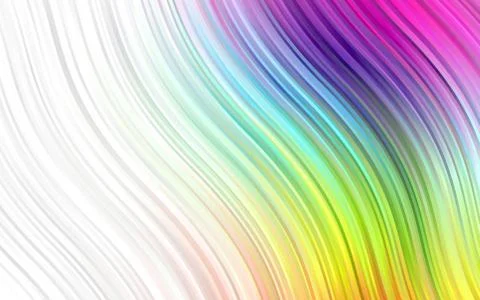 Light Multicolor, Rainbow vector template with bubble shapes. 스톡 일러스트