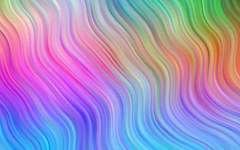 Light Multicolor, Rainbow vector template with bubble shapes. 스톡 일러스트