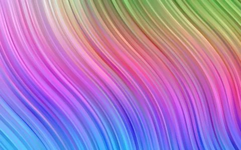 Light Multicolor, Rainbow vector template with bubble shapes. 스톡 일러스트