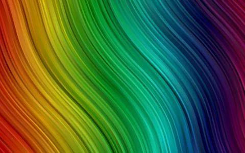 Light Multicolor, Rainbow vector template with bubble shapes. 스톡 일러스트