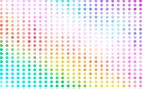 Light Multicolor, Rainbow vector template with circles. 스톡 일러스트