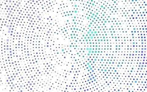 Light Multicolor, Rainbow vector template with crystals, rectangles. Stock-Illustration