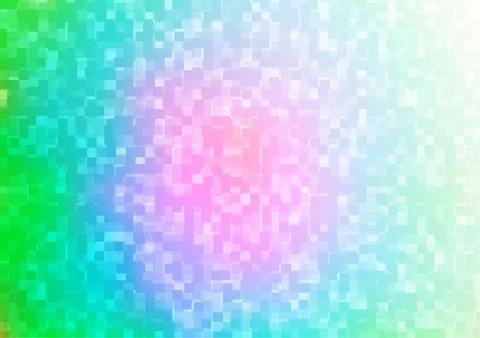 Light Multicolor, Rainbow vector template with crystals, rectangles. Stock Illustration