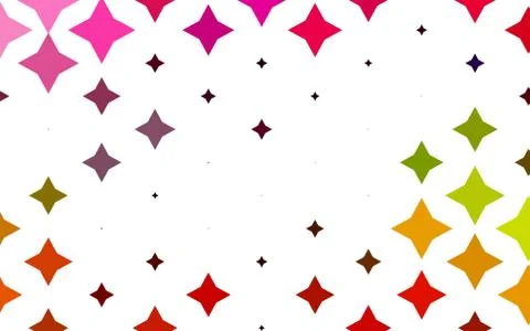 Light Multicolor, Rainbow vector template with sky stars. Illustrazione stock