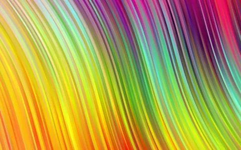 Light Multicolor, Rainbow vector template with bubble shapes. 스톡 일러스트