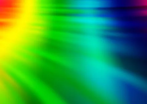 Light Multicolor, Rainbow vector template with bent ribbons. Stock-Illustration