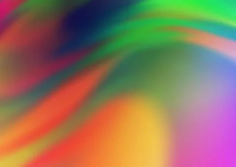 Light Multicolor, Rainbow vector template with bubble shapes. 스톡 일러스트