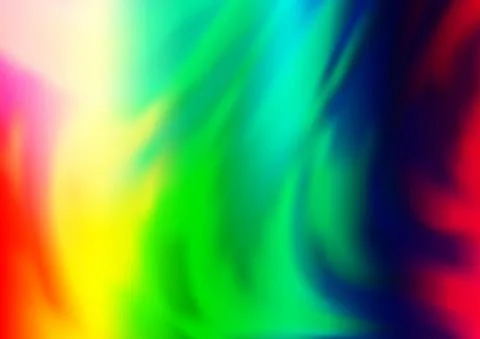 Light Multicolor, Rainbow vector template with bubble shapes. Stock Illustration