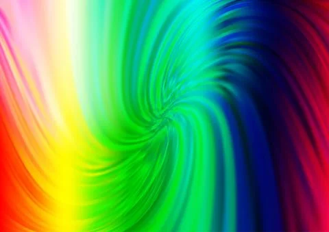 Light Multicolor, Rainbow vector template with bubble shapes. 스톡 일러스트