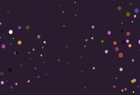 Light Multicolor, Rainbow vector template with circles. Stock Illustration