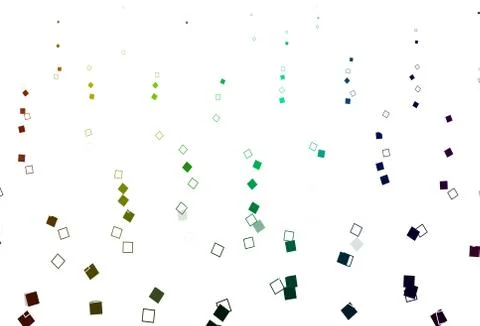 Light Multicolor, Rainbow vector texture with rectangular style. Stock Illustration