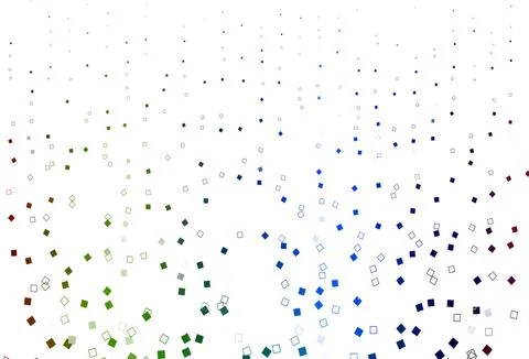 Light Multicolor, Rainbow vector texture with rectangular style. Stock Illustration