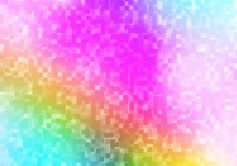 Light Multicolor, Rainbow vector texture in rectangular style. イラスト素材