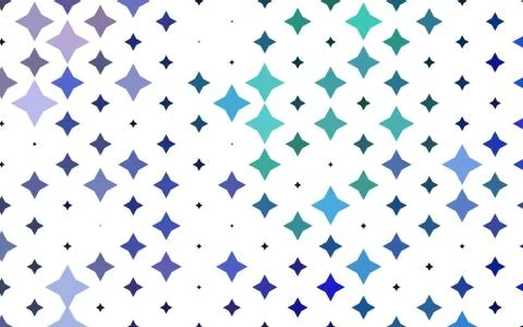 Light Multicolor, Rainbow vector texture with beautiful stars. Stock Illustration