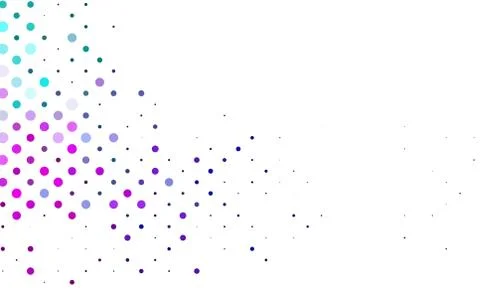 Light Multicolor, Rainbow vector texture with disks. 스톡 일러스트