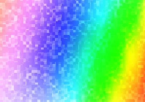 Light Multicolor, Rainbow vector texture in rectangular style. Illustrazione stock