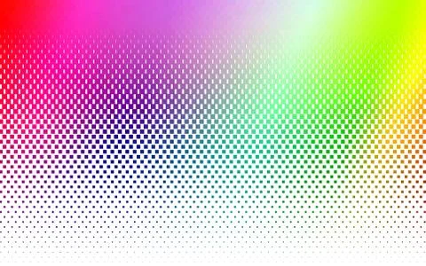 Light Multicolor, Rainbow vector texture in rectangular style. Stock Illustration
