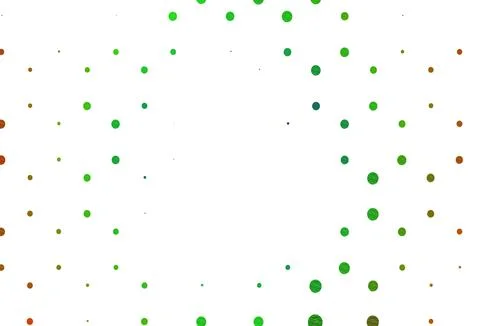 Light multicolor, rainbow vector texture with disks. Stock Illustration