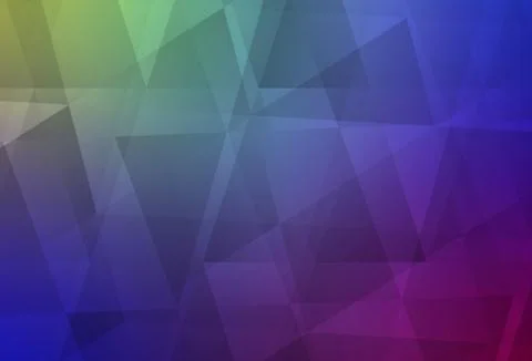 Light Multicolor vector abstract mosaic pattern. Stock Illustration