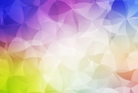 Light Multicolor vector abstract mosaic pattern. Illustrazione stock