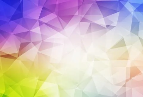 Light Multicolor vector abstract polygonal pattern. イラスト素材