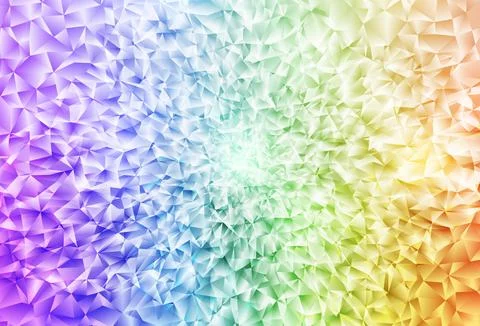 Light Multicolor vector abstract polygonal pattern. 스톡 일러스트
