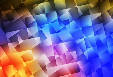 Light Multicolor vector abstract polygonal template. Stock Illustration