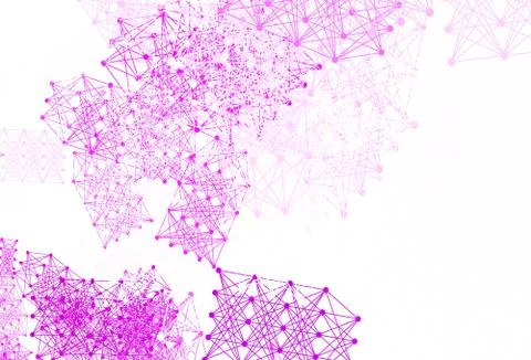 Light Multicolor vector backdrop with artificial intelligence data. イラスト素材