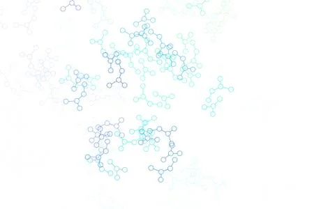 Light Multicolor vector backdrop with artificial intelligence data. Stock Illustration