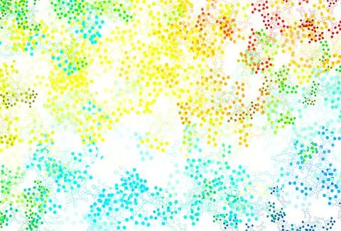 Light Multicolor vector backdrop with artificial intelligence data. 库存插图