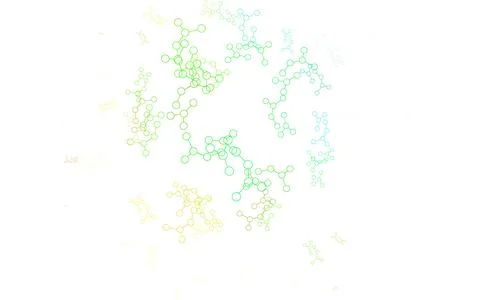 Light Multicolor vector backdrop with artificial intelligence data. Stock Illustration