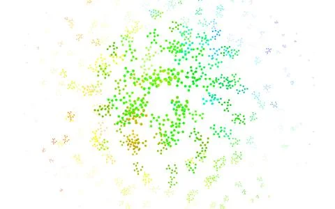 Light Multicolor vector backdrop with artificial intelligence data. Stock Illustration