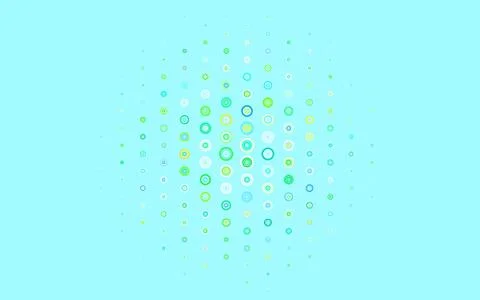 Light Multicolor vector backdrop with dots. Stock Illustration
