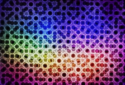 Light Multicolor vector backdrop with dots. 스톡 일러스트