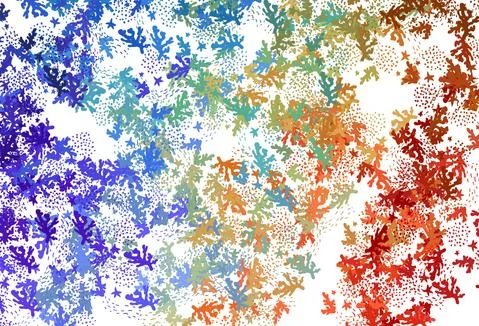 Light Multicolor vector backdrop with memphis shapes. Stock Illustration