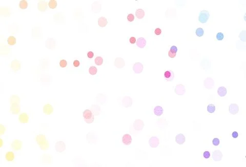 Light Multicolor vector background with beautiful snowflakes. Stock Illustration