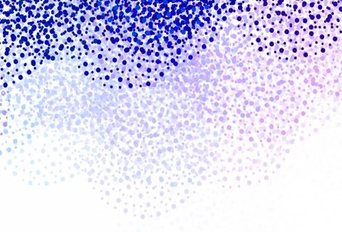 Light Multicolor vector background with bubbles. 스톡 일러스트