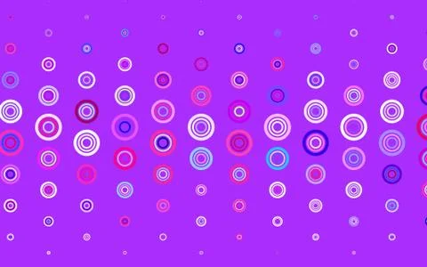 Light Multicolor vector background with bubbles. Illustrazione stock