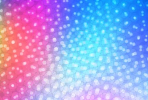 Light Multicolor vector background with bubbles. Stock Illustration