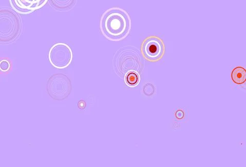 Light Multicolor vector background with bubbles. Stock Illustration