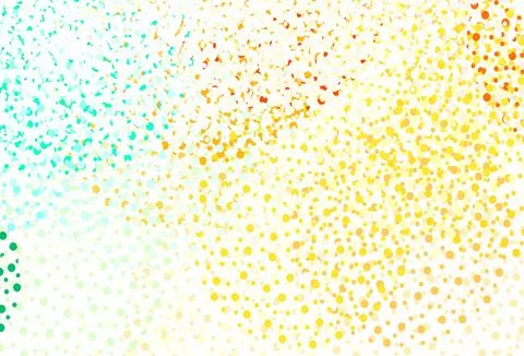Light Multicolor vector background with bubbles. Illustrazione stock