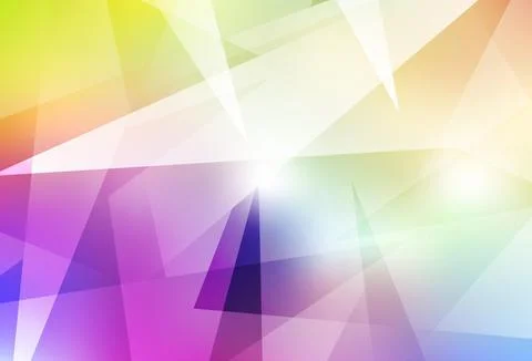 Light Multicolor vector background with polygonal style. Stock Illustration