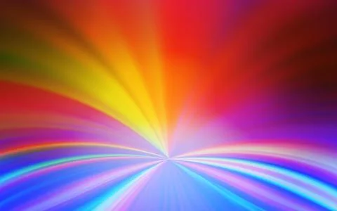 Light Multicolor vector blurred bright template. Creative illustration in hal Stock Illustration