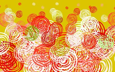 Light Multicolor vector doodle pattern with roses. Stock Illustration