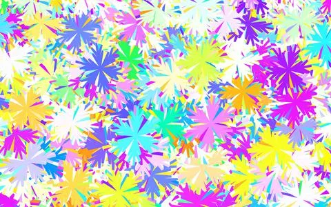 Light Multicolor vector elegant pattern with trees, branches. Illustrazione stock