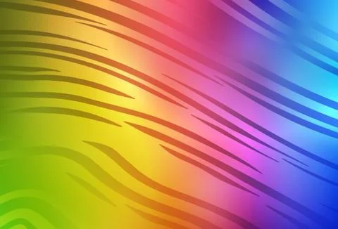 Light Multicolor vector glossy abstract background. Stock Illustration